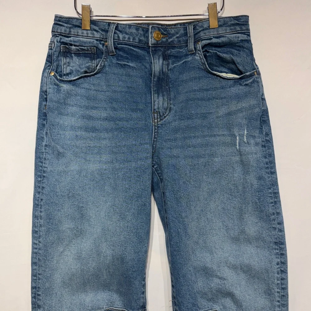 KUT From The Kloth Ashley High-Rise Slouchy Barrel Jean Improving Medium Wash 6 - Picture 3 of 12